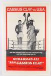 1970 Muhammad Ali A.K.A. Cassius Clay "Cassius Clay vs. USA" 27" x 41" Movie Poster 