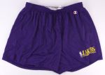 1992-94 James Edwards Los Angeles Lakers Practice Worn Shorts & Reversible Jersey (MEARS LOA)