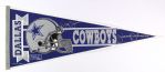 1990s Jerry Jones Jimmy Johnson Dallas Cowboys Signed 29" Full Size Pennant (MEARS LOA)