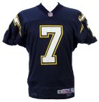 2001 Doug Flutie San Diego Chargers Game Worn Home Jersey (MEARS LOA)