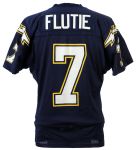 2001 Doug Flutie San Diego Chargers Game Worn Home Jersey (MEARS LOA)