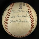 1951 Santa Barbara Dodgers Signed Official California League Baseball w/ 13 Signatures (MEARS LOA)