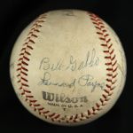 1951 Santa Barbara Dodgers Signed Official California League Baseball w/ 13 Signatures (MEARS LOA)