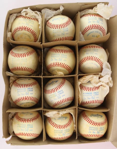 1981 Lee MacPhail Official American League Baseball Collection - Lot of 12