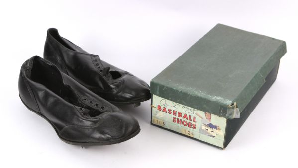 1950s Joe DiMaggio New York Yankees Baseball Cleats w/ Original Box