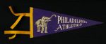 1950-54 circa Philadelphia Athletics 12" Mini Pennant 