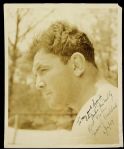 1937 (June 16) James J. Braddock Cinderella Man World Heavyweight Champion Secretarial Signed 8" x 10" Pre-Louis Fight Photo (MEARS LOA)