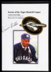 2000 circa Dennis Biddle Negro League Star Signed DVD (JSA)