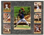 1984 circa Ryne Sandberg Rick Sutcliffe Lee Smith Leon Durham Ron Cey Steve Trout Bobby Dernier Chicago Cubs Signed 14" x 18" Matted Photo Display (JSA)