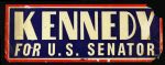 1952 Kennedy For U.S. Senator 3.5" x 10" Paper Broadside