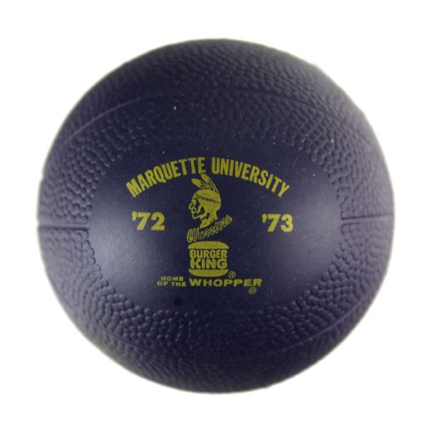 1972-73 Marquette Warriors Burger King Mini Basketball