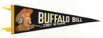 1950s Buffalo Bill 29" Full Size Pennant w/ Tassels