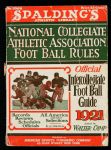 1921 Spaldings National Collegiate Athletic Association Football Rules Guide