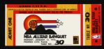 1975 NBA All-Star Banquet Full Ticket