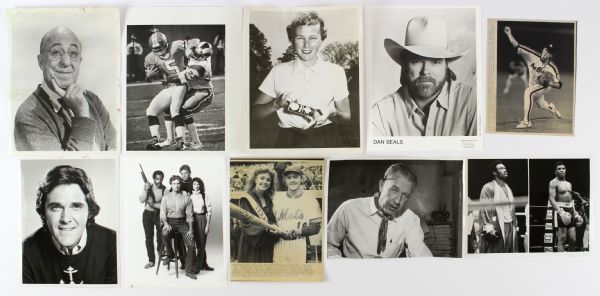  1930s-70s Baseball, Music, Acting, Boxing, Football "Denver Post Newspaper Photo Archives" Original Photos - Lot of 450+