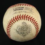 1997 Rawlings Official ONL Coleman NLDS Baseball w/ Brewers Practice Stamp (MEARS LOA)