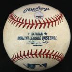 2005 (June 14) Minnesota Twins San Francisco Giants Hubert H. Humphrey Metrodome Game Used OML Selig Baseball (MEARS LOA/MLB Hologram)