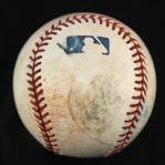 2005 (June 14) Minnesota Twins San Francisco Giants Hubert H. Humphrey Metrodome Game Used OML Selig Baseball (MEARS LOA/MLB Hologram)