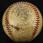 1950 Ralph Kiner Pittsburgh Pirates Signed ONL Frick Game Used Baseball (MEARS LOA/JSA)