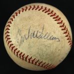 1970-72 Hank Aaron Earl Williams Ralph Garr Atlanta Braves Signed ONL Feeney Game Used Baseball (MEARS LOA/JSA)