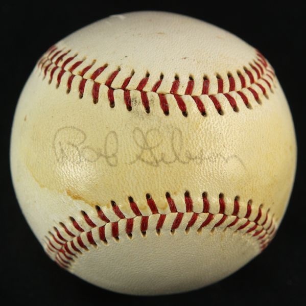 1968 Bob Gibson St. Louis Cardinals Single Signed ONL Giles Baseball (JSA) Cy Young/MVP Season