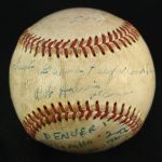1968 (April 20) Umpire Signed Denver Bears Oklahoma City 89ers Pacific Coast League (PCL) Game Used Soriano Baseball (MEARS LOA)