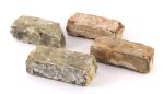 1953-2000 Milwaukee Braves Brewers Milwaukee County Stadium Brick Collection - Lot of 4 (MEARS LOA)