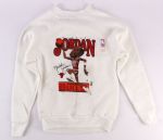 1980s Michael Jordan Chicago Bulls Vintage Youth Caricature Sweatshirt