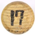 1990 John Russell Texas Rangers Rawlings Adirondack Professional Model Game Used Bat (MEARS LOA)