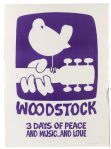 1969 Woodstock "3 Days of Peace And Music...And Love" 30" x 42" Poster 