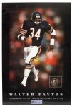 1993 Walter Payton Chicago Bears 16" x 24" Hall of Fame Poster 
