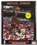 1988 Michael Jordan Chicago Bulls 16" x 20" Jigsaw Puzzle & Poster - Lot of 2