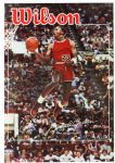 1984-85 Rare Rookie Michael Jordan Chicago Bulls 12" x 18" Wilson Advisory Staff Promotional Poster