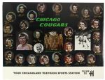 1972-75 Chicago Cougars WHA 17" x 22" Facsimile Signed Team Photo Poster