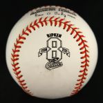 1995 Cal Ripken Baltimore Orioles Ironman Streak Stamped OAL Budig Baseball