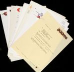1950s-80s Baseball Team Letterhead Collection - Lot of 14