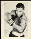 1980s Mike Tyson World Heavyweight Champion Secretarial Signed & Inscribed 8" x 10" Photo (MEARS LOA)