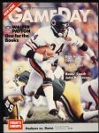 1984 (November 18) Green Bay Packers Chicago Bears Milwaukee County Stadium Game Program w/ Walter Payton Cover