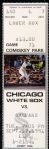 1991 (September 17) Bo Jackson Chicago White Sox First Home Run Oakland Athletics Comiskey Park Ticket Stub