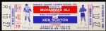 1976 (September 28) Muhammad Ali Ken Norton Yankee Stadium Heavyweight Title Fight Ringside Ticket