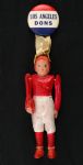 1946-49 Los Angeles Dons AAFC Celluloid Football Charm 5" Figurines