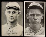 1928 Kashin Publications R315 Babe Herman Brooklyn Dodgers & 1922 Bill Doak St. Louis Cardinals Exhibit Card (2)