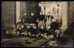 1907-15 Divided Back Union Suit Football Team Real Photo Postcard