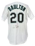 1997 Darren Daulton Florida Marlins Signed Game Worn Home Jersey (MEARS LOA/*JSA*)