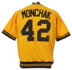 1977-84 circa Alex Monchak Pittsburgh Pirates Game Worn Warm Up Shirt (MEARS LOA)