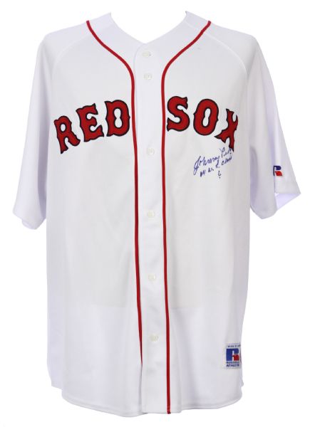 2004 Johnny Pesky Boston Red Sox Signed Home Jersey (JSA)