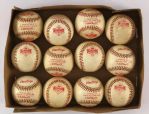1989 MLB All Star Game Angels Stadium Game Used Giamatti Baseball Collection - Lot of 12 (MEARS LOA)