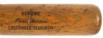 1961-62 Richie Ashburn Cubs/Mets H&B Louisville Slugger Professional Model Game Used Bat (MEARS LOA)