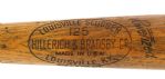 1961-62 Richie Ashburn Cubs/Mets H&B Louisville Slugger Professional Model Game Used Bat (MEARS LOA)