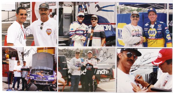 1980s-2000s NASCAR Photo Collection - Lot of 21 w/ 18 Signed Including Dale Earnhardt, Dale Earnhardt Jr. & More (JSA)